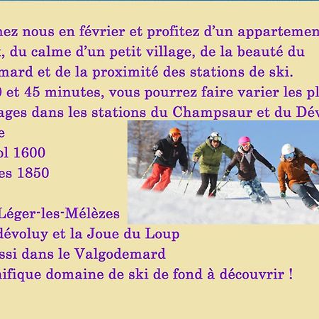 Gite "Entre Champsaur Et Valgodemard" Saint-Jacques-en-Valgodemard Ngoại thất bức ảnh